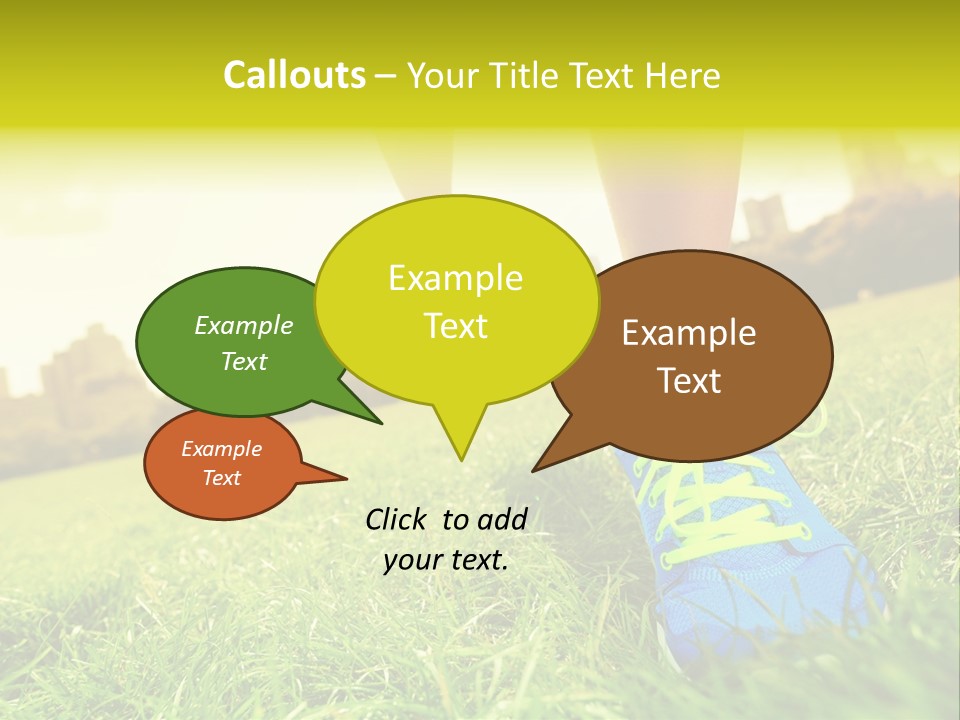 Close Up Sunrise City PowerPoint Template