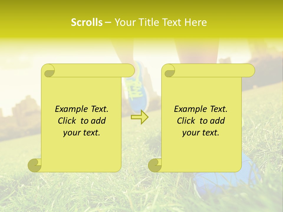 Close Up Sunrise City PowerPoint Template