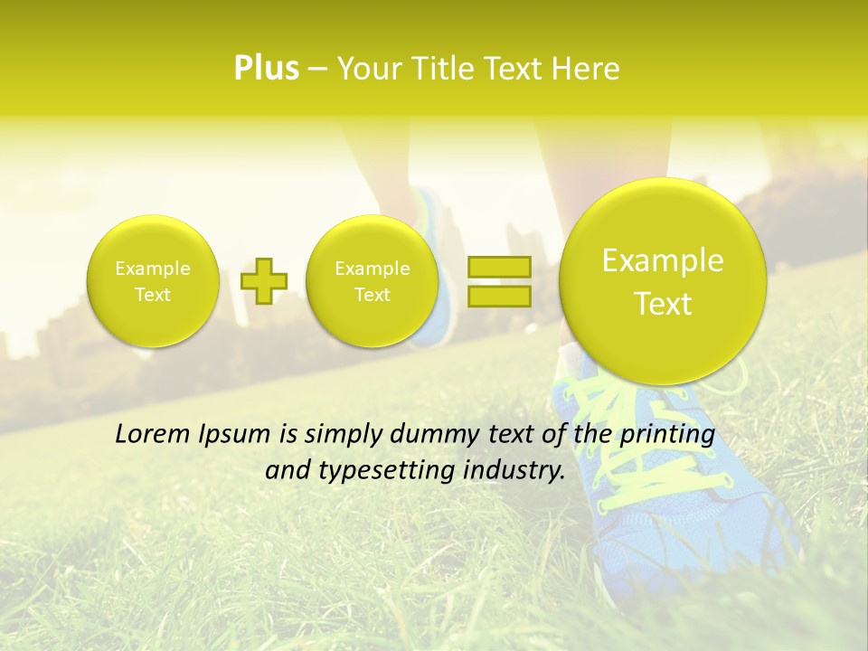 Close Up Sunrise City PowerPoint Template
