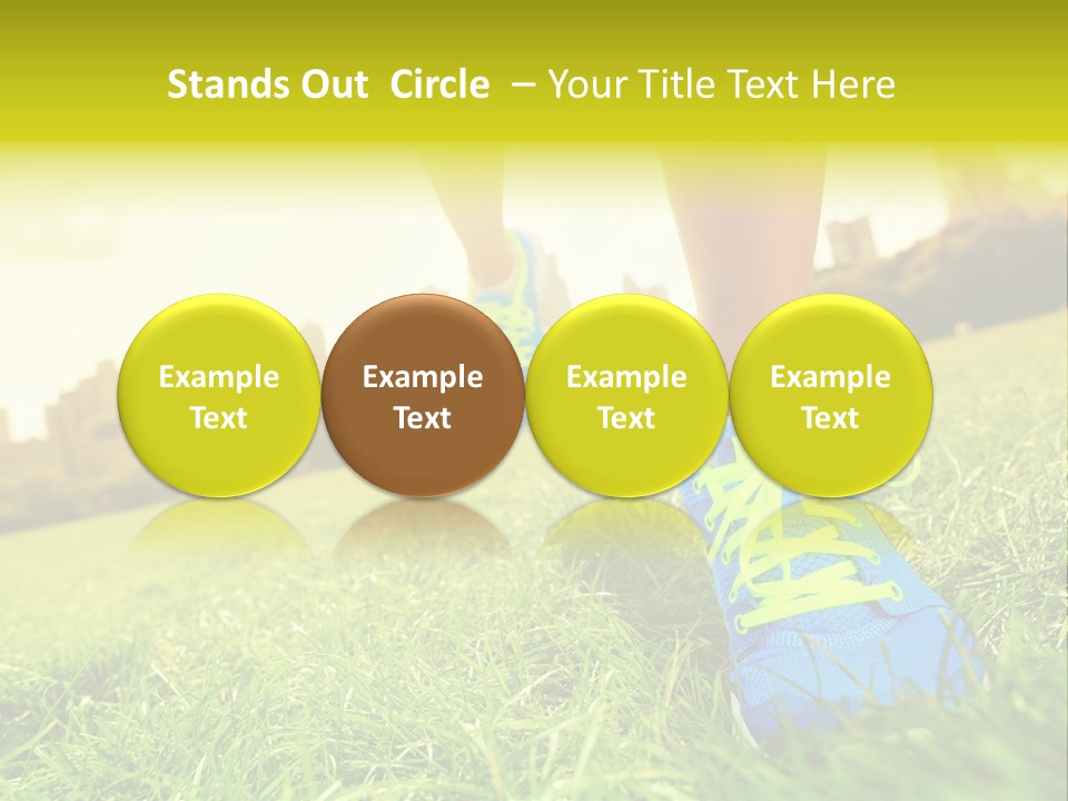Close Up Sunrise City PowerPoint Template