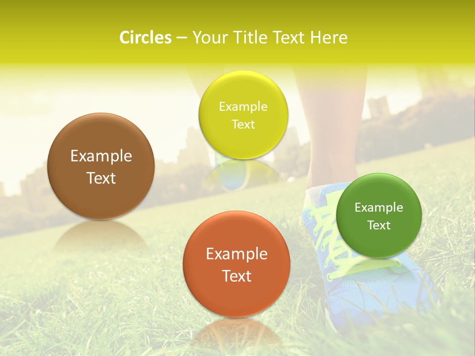 Close Up Sunrise City PowerPoint Template