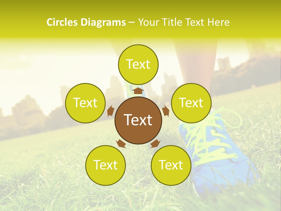 Close Up Sunrise City PowerPoint Template