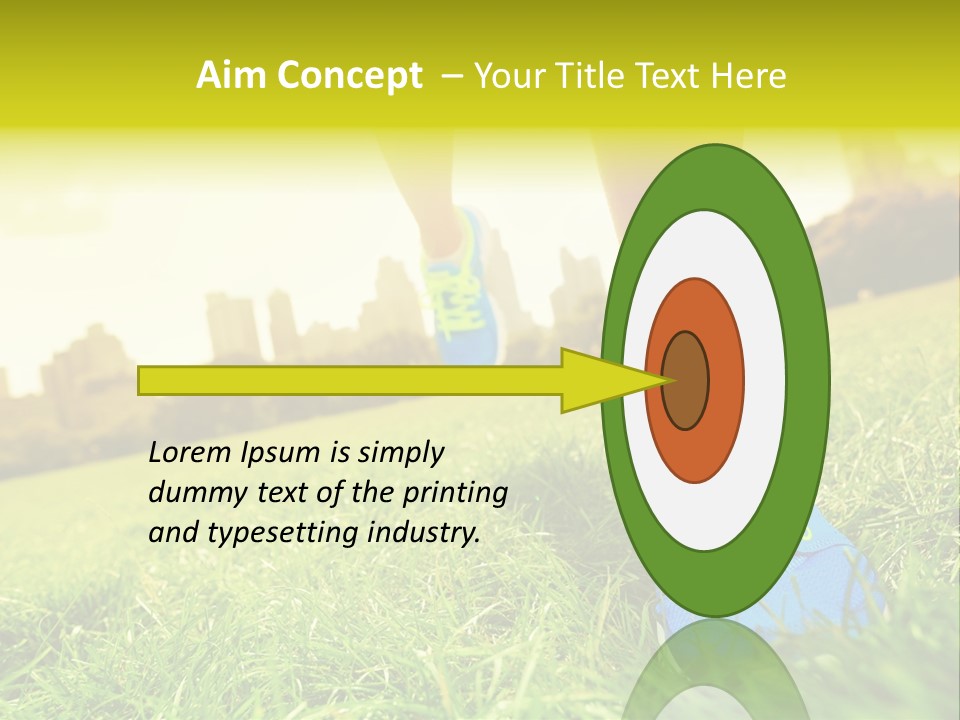 Close Up Sunrise City PowerPoint Template