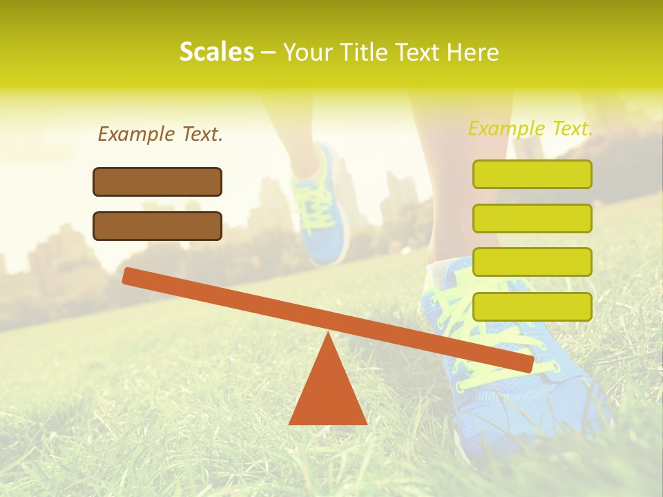 Close Up Sunrise City PowerPoint Template