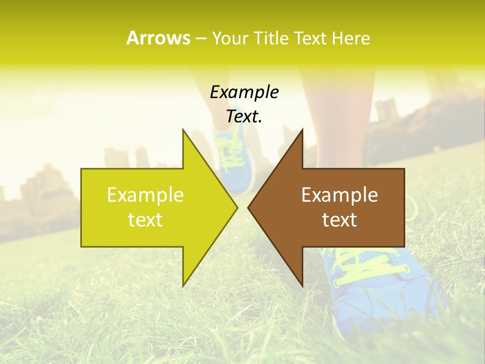 Close Up Sunrise City PowerPoint Template