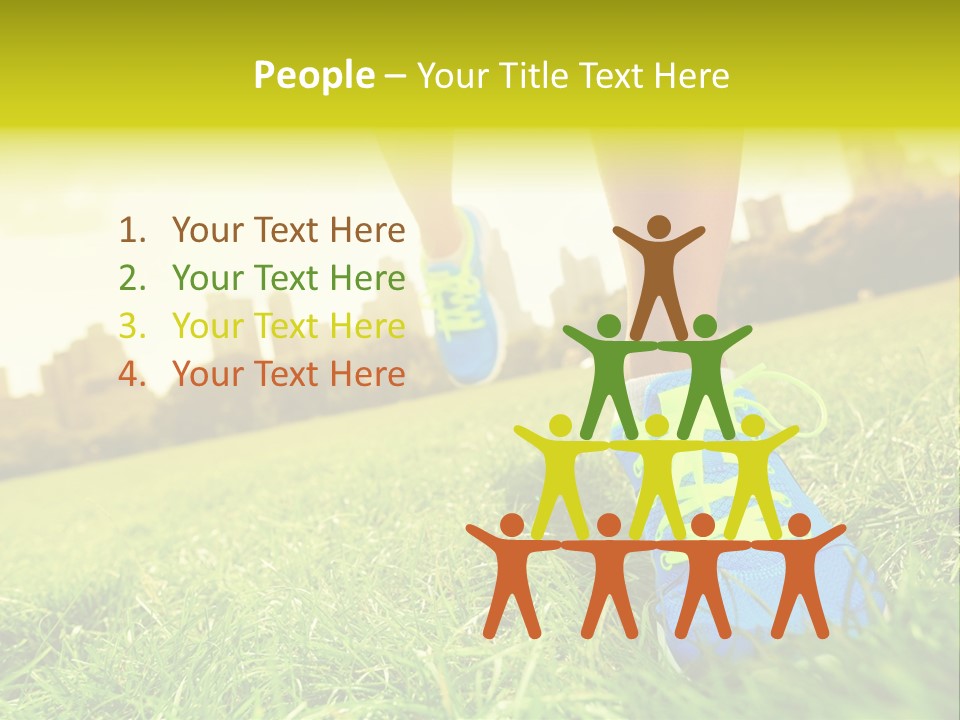 Close Up Sunrise City PowerPoint Template