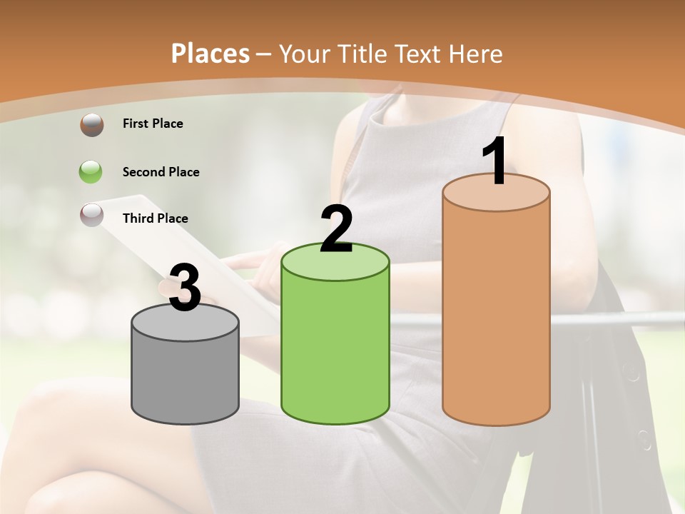 Happy Portrait Women PowerPoint Template