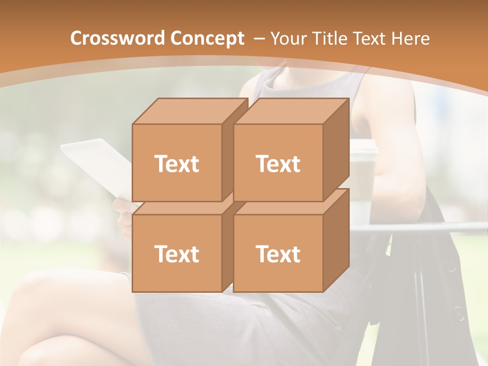 Happy Portrait Women PowerPoint Template