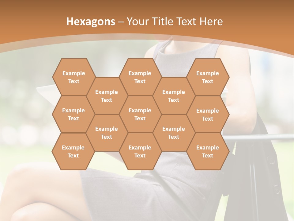 Happy Portrait Women PowerPoint Template