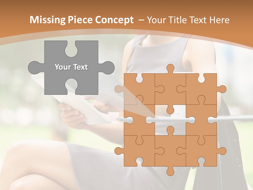 Happy Portrait Women PowerPoint Template