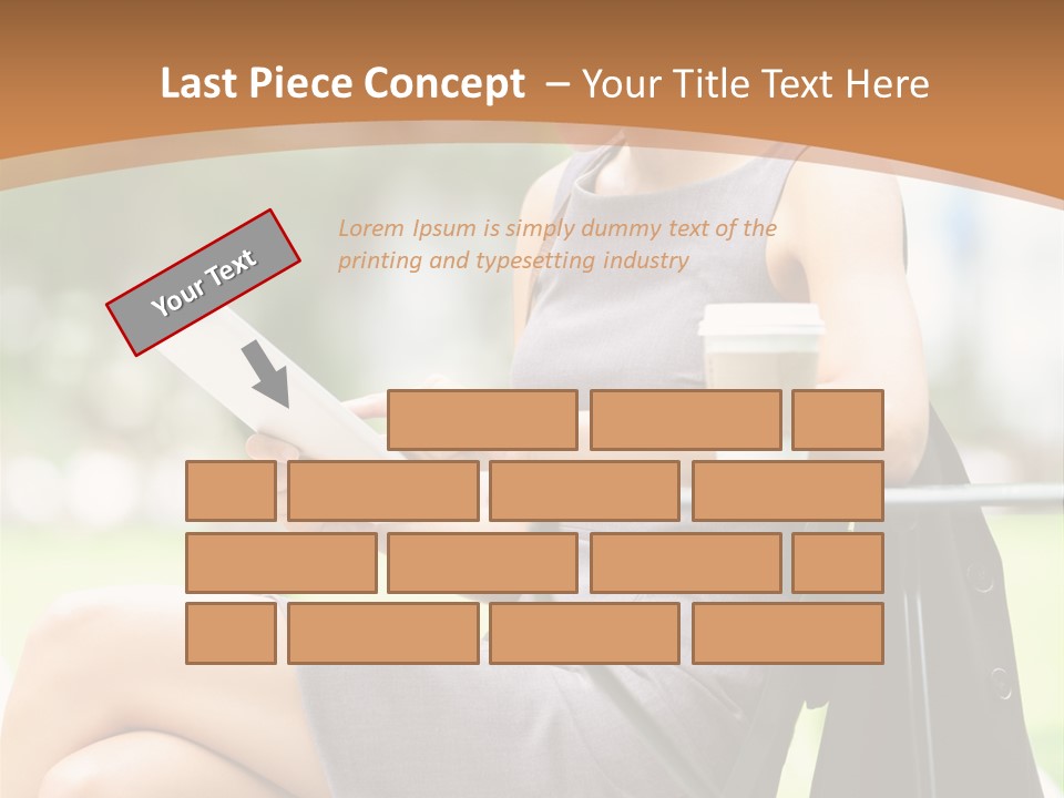 Happy Portrait Women PowerPoint Template