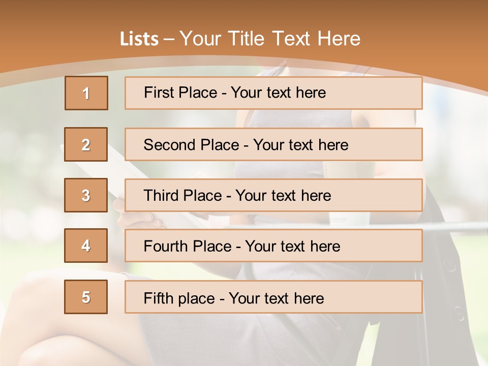 Happy Portrait Women PowerPoint Template