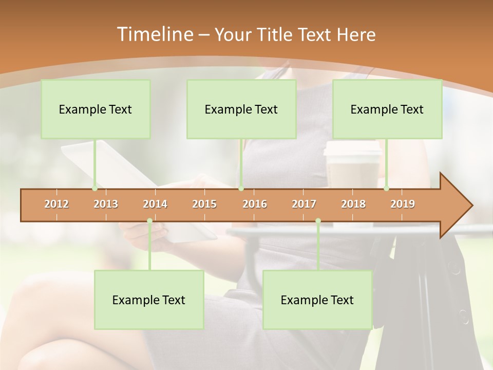 Happy Portrait Women PowerPoint Template