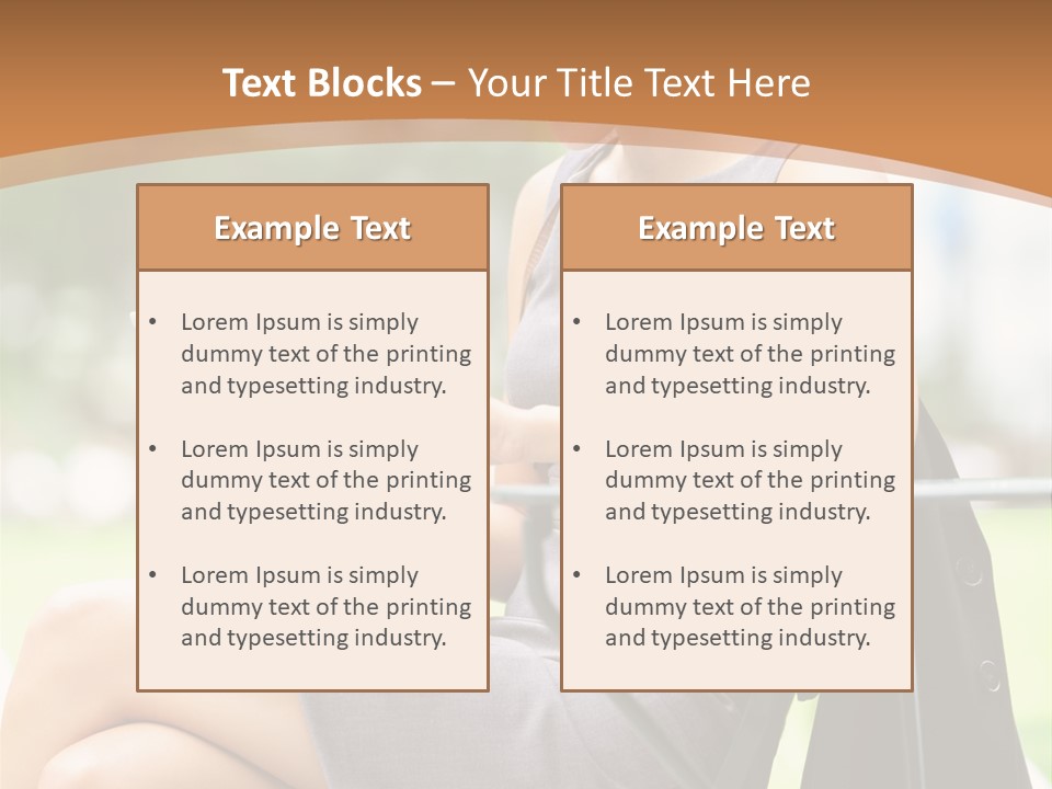 Happy Portrait Women PowerPoint Template