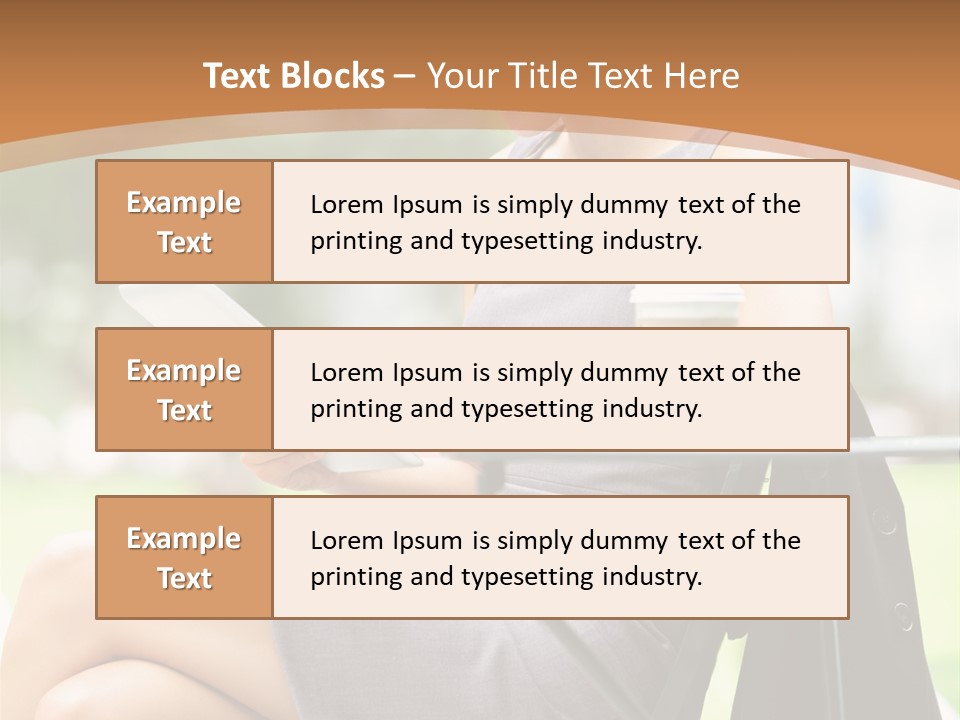 Happy Portrait Women PowerPoint Template