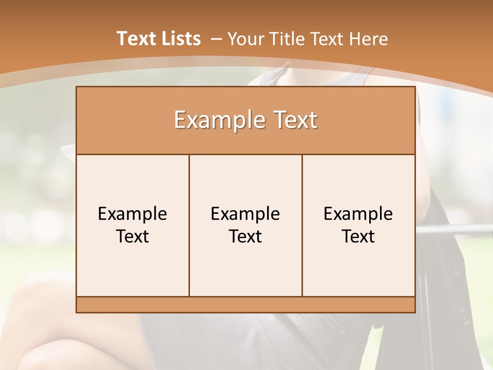 Happy Portrait Women PowerPoint Template