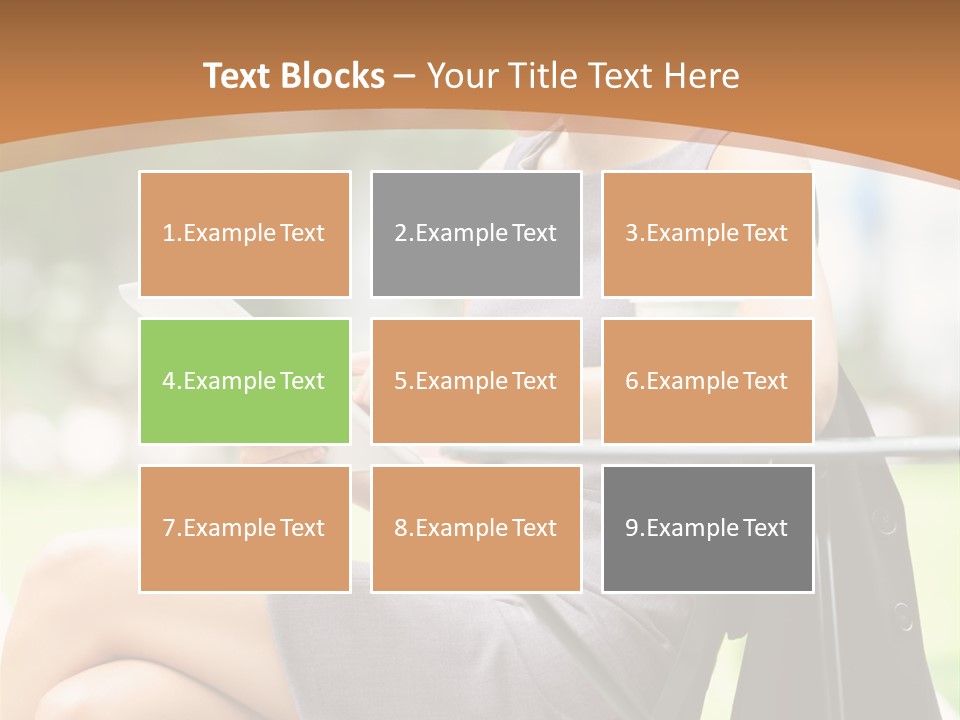 Happy Portrait Women PowerPoint Template