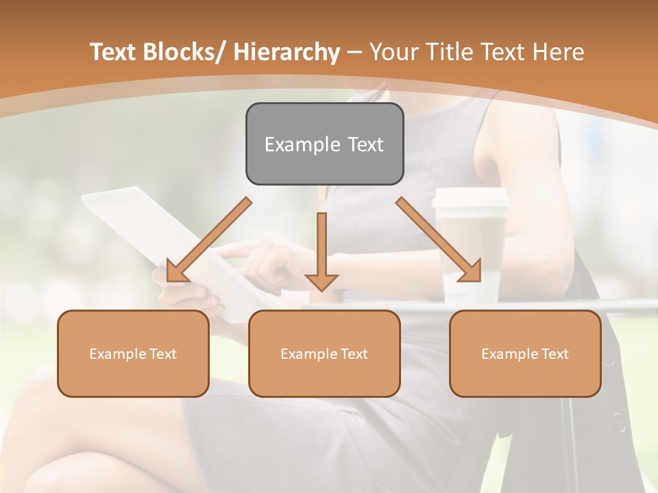 Happy Portrait Women PowerPoint Template