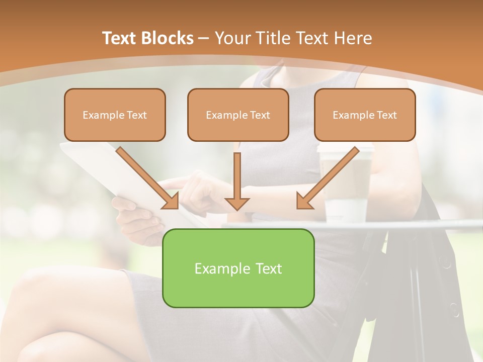 Happy Portrait Women PowerPoint Template
