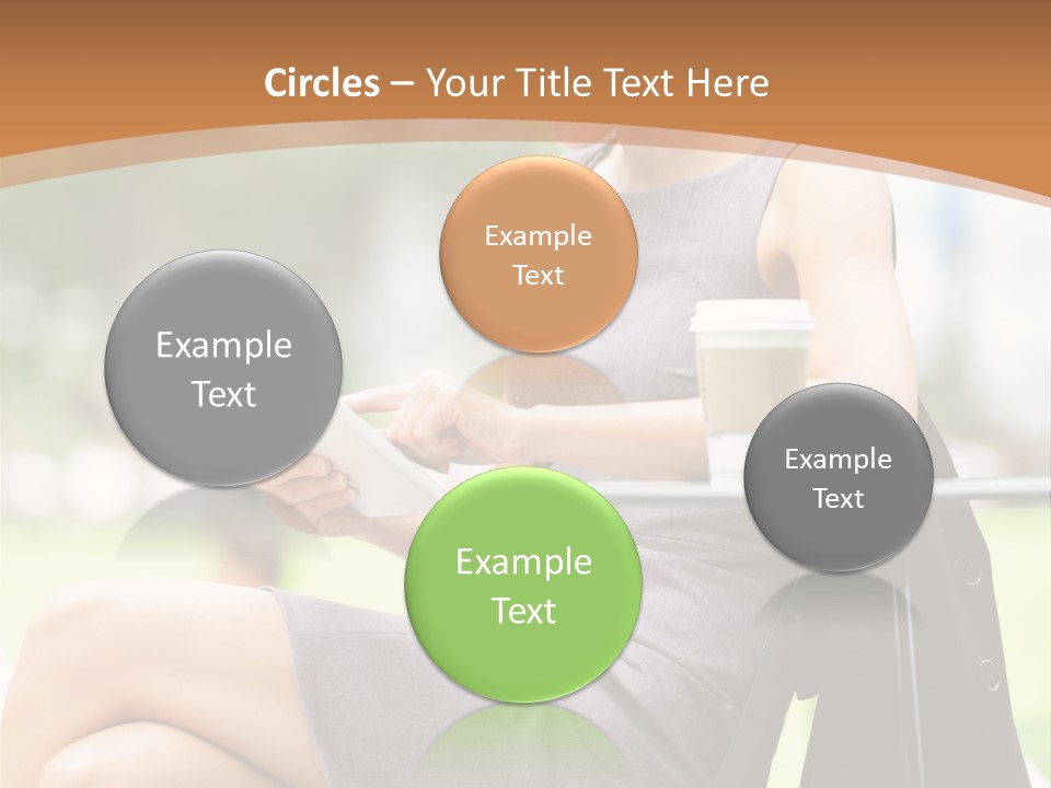 Happy Portrait Women PowerPoint Template