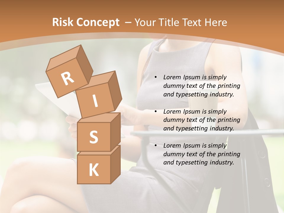 Happy Portrait Women PowerPoint Template