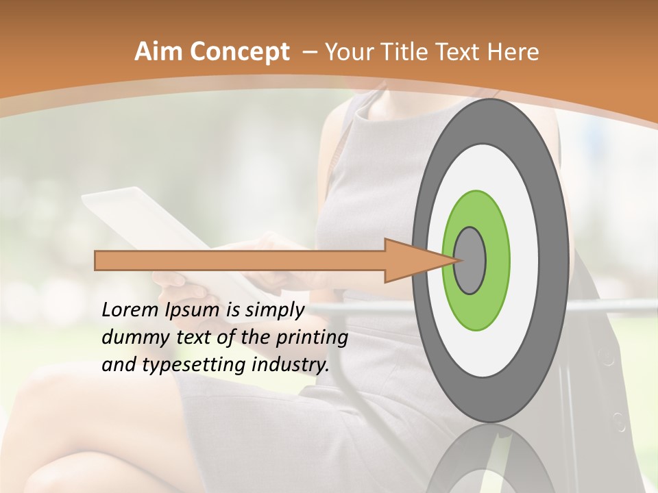 Happy Portrait Women PowerPoint Template