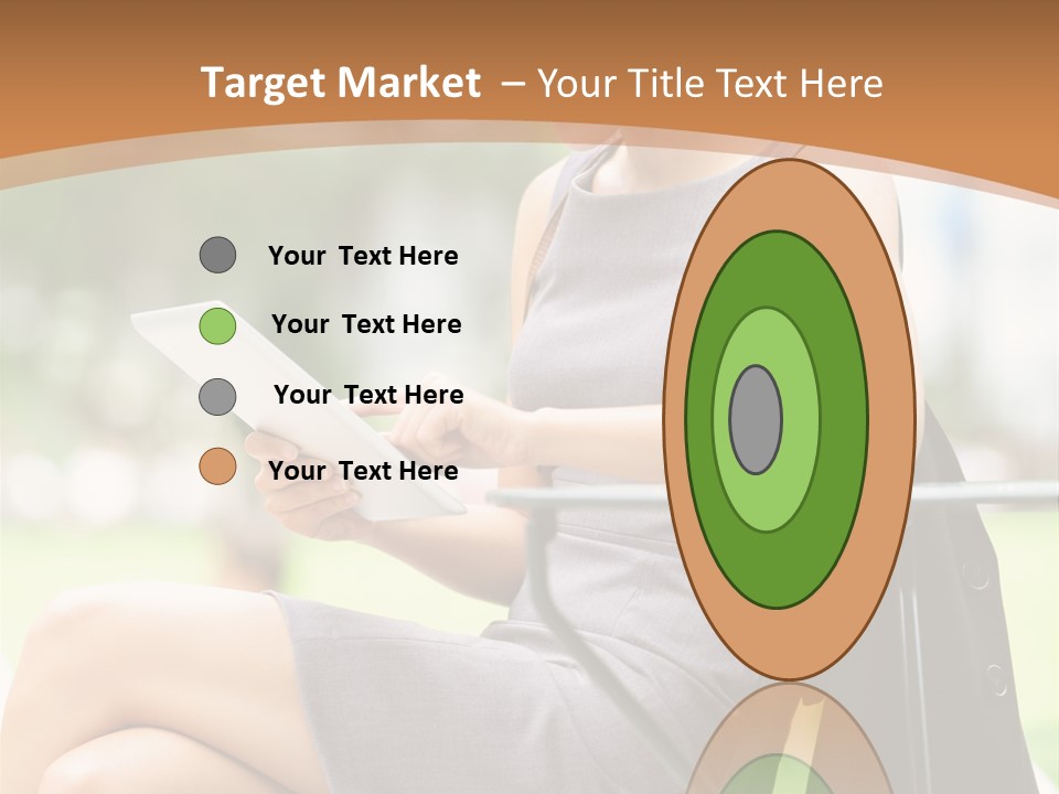 Happy Portrait Women PowerPoint Template