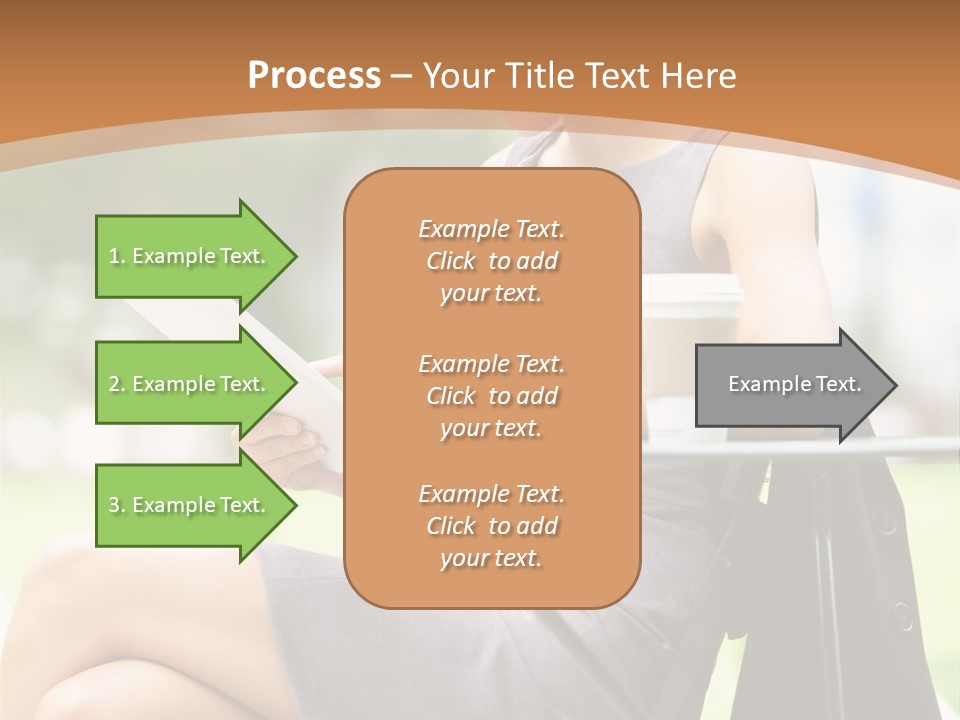 Happy Portrait Women PowerPoint Template