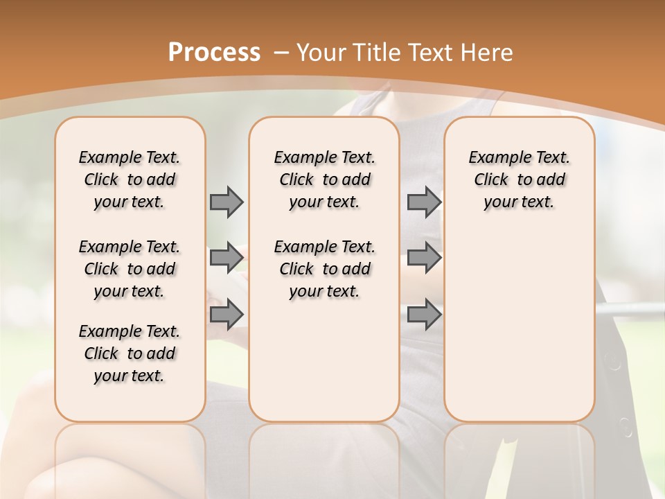 Happy Portrait Women PowerPoint Template