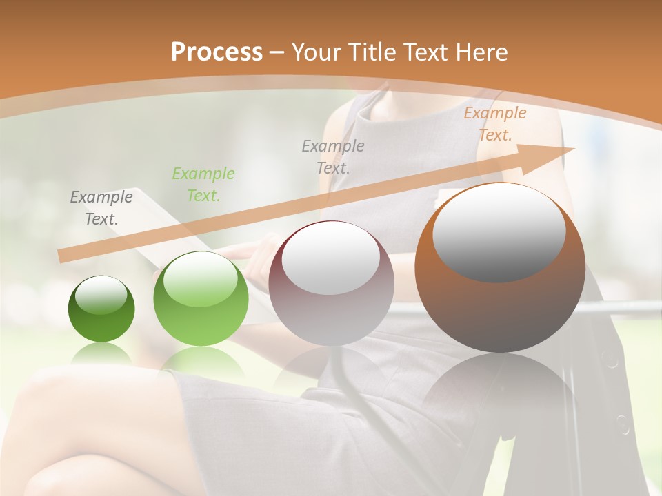 Happy Portrait Women PowerPoint Template