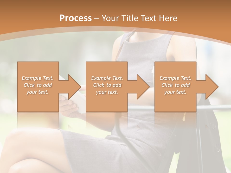 Happy Portrait Women PowerPoint Template