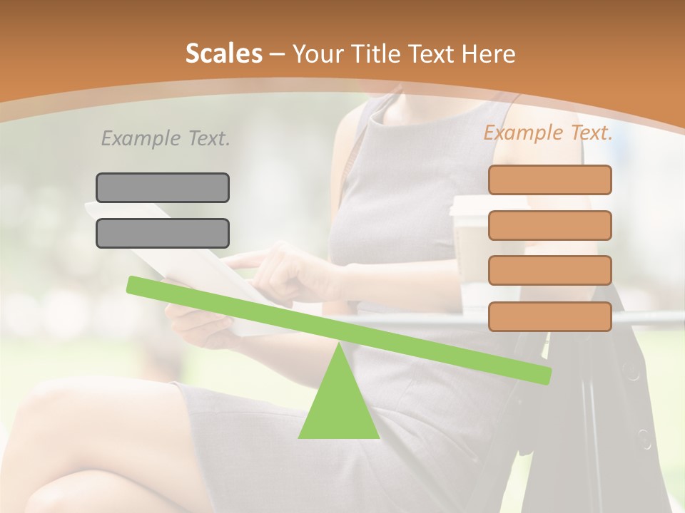 Happy Portrait Women PowerPoint Template