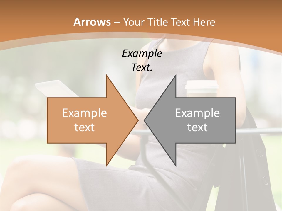 Happy Portrait Women PowerPoint Template