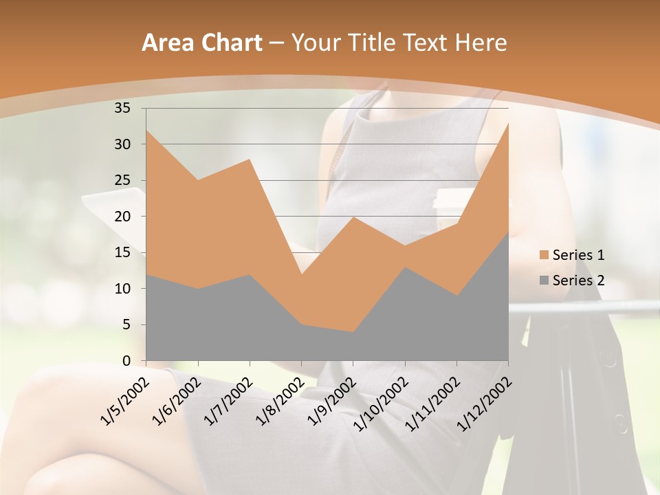 Happy Portrait Women PowerPoint Template