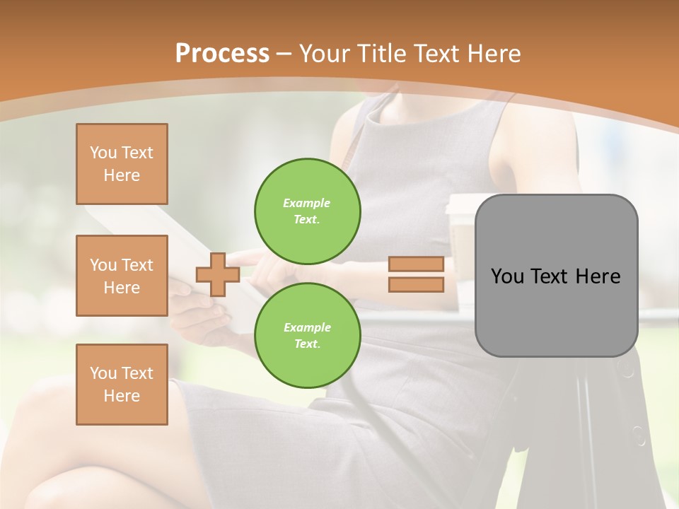 Happy Portrait Women PowerPoint Template