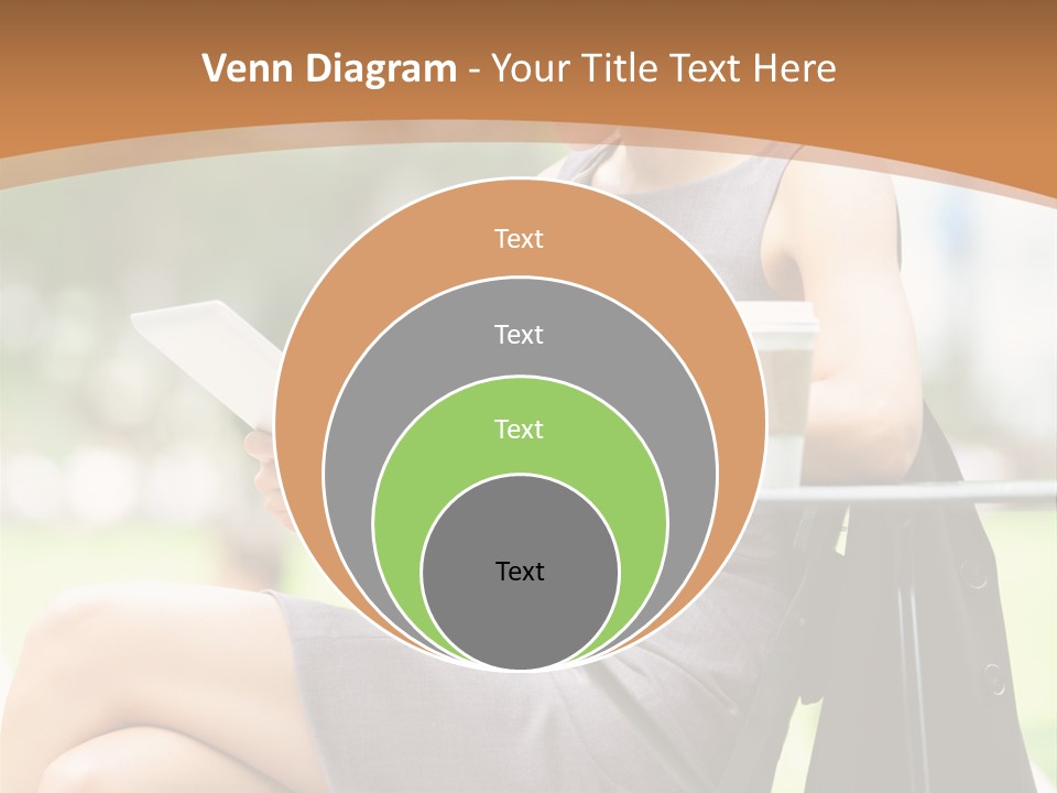 Happy Portrait Women PowerPoint Template