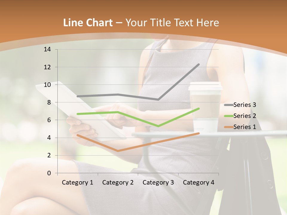 Happy Portrait Women PowerPoint Template