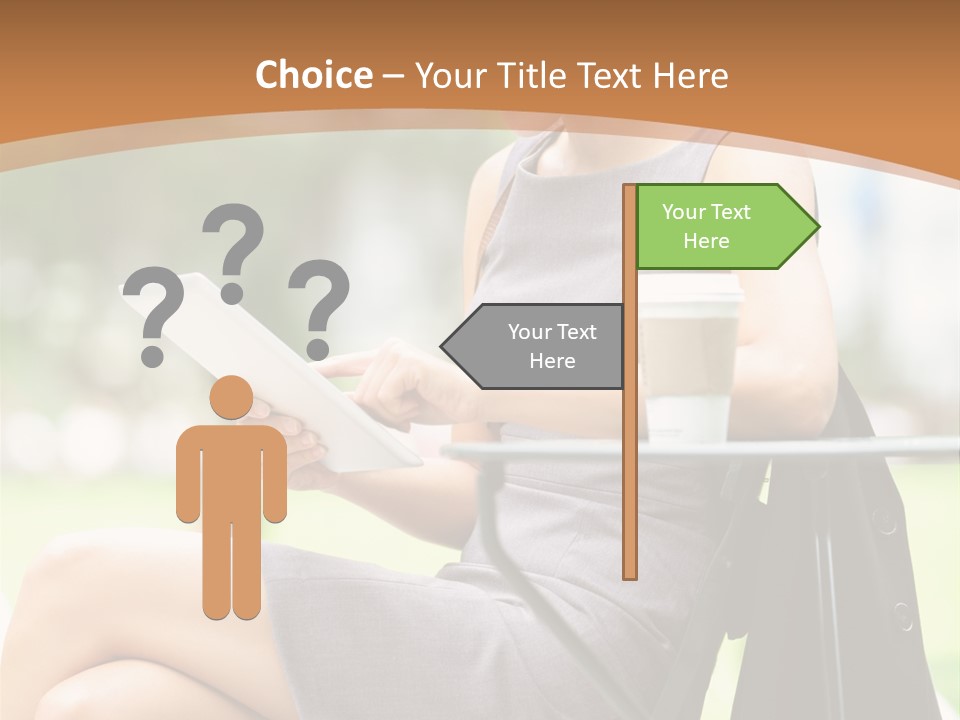 Happy Portrait Women PowerPoint Template