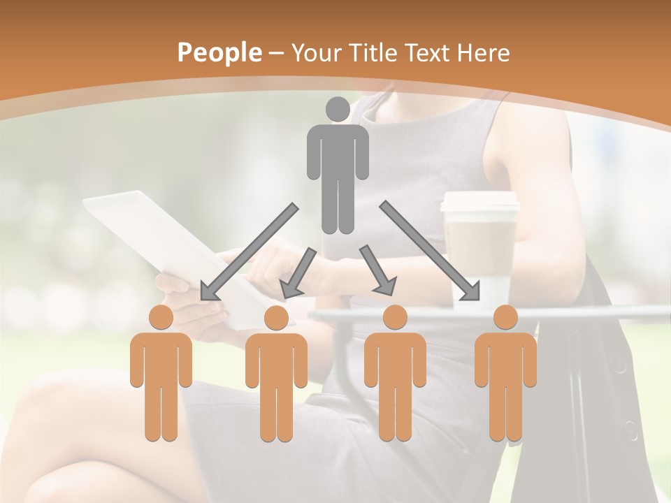 Happy Portrait Women PowerPoint Template