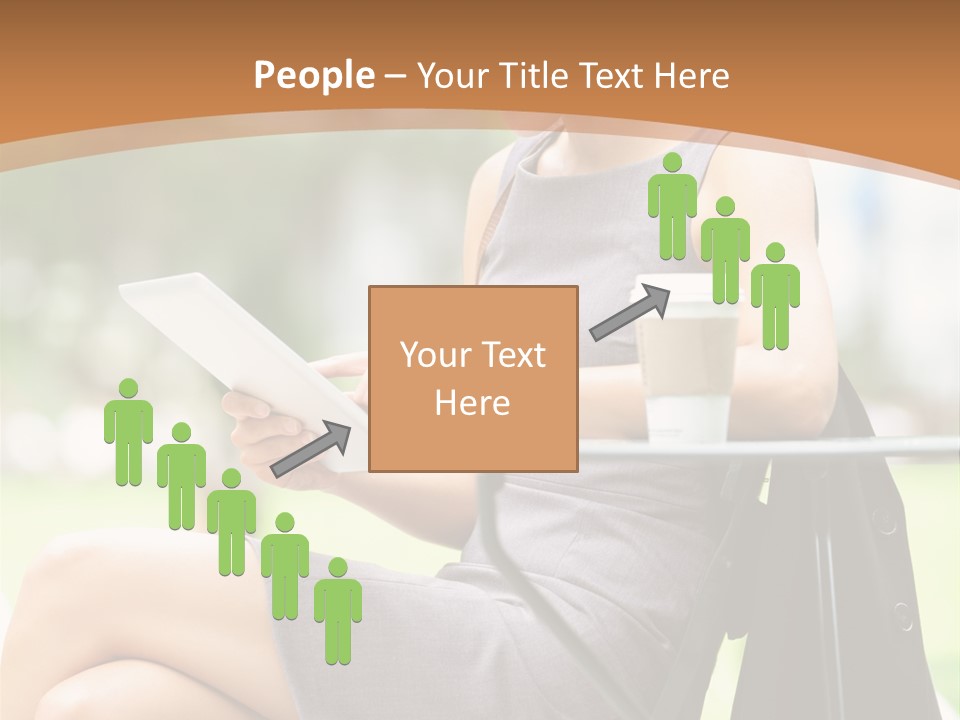 Happy Portrait Women PowerPoint Template