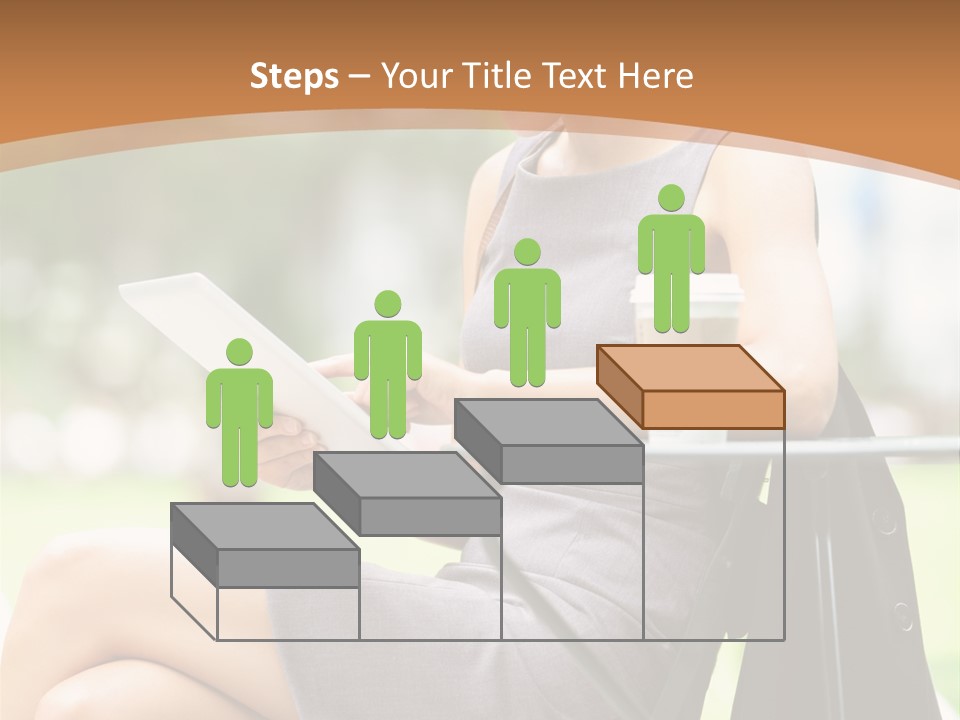 Happy Portrait Women PowerPoint Template