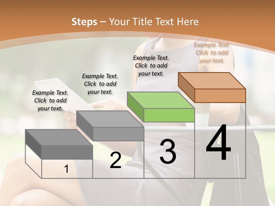 Happy Portrait Women PowerPoint Template