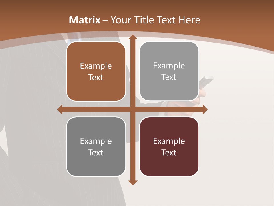 Beautiful Male Telephone PowerPoint Template