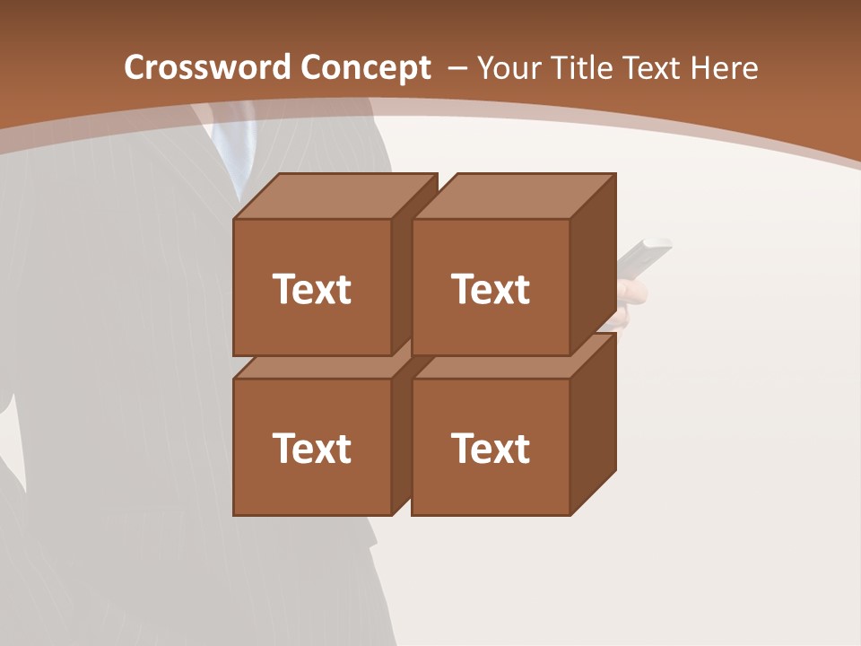 Beautiful Male Telephone PowerPoint Template