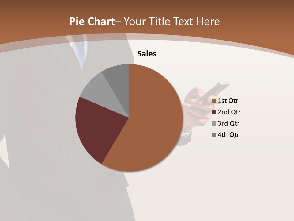 Beautiful Male Telephone PowerPoint Template