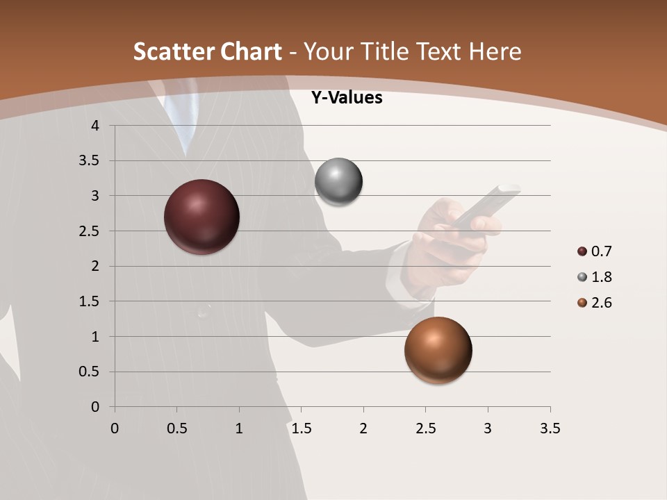 Beautiful Male Telephone PowerPoint Template