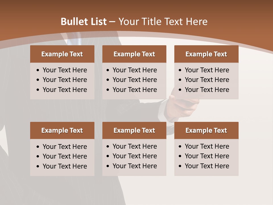 Beautiful Male Telephone PowerPoint Template