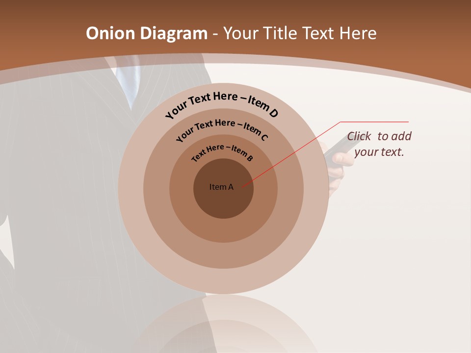 Beautiful Male Telephone PowerPoint Template