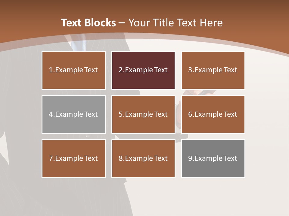 Beautiful Male Telephone PowerPoint Template