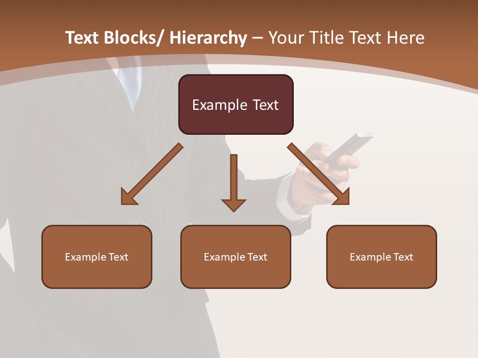 Beautiful Male Telephone PowerPoint Template
